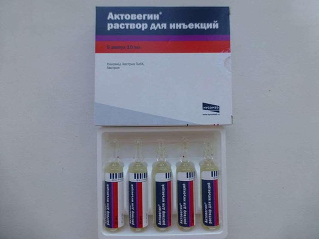 Actovegin injection 400mg 5 vials, 10ml per ampul buy online