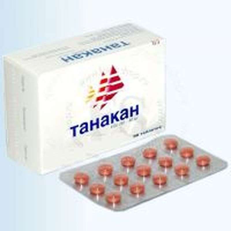 Tanakan 40mg 30 pills drug improves cerebral and peripheral circulation online