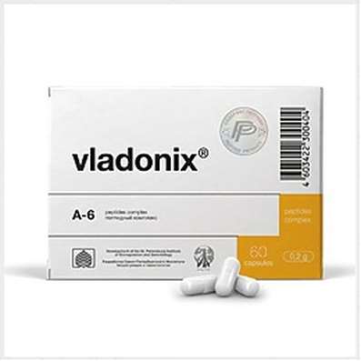 Vladonix intensive 1 month course 180 capsules buy natural thymus peptides